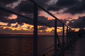 Soluppgång över Svarta havet                 